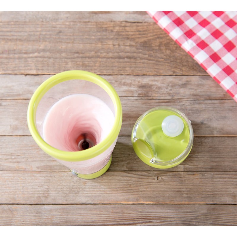Rosenstein & Söhne Shaker: Self-Stirring Drinking Cup with Electric Whisk,