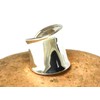 Solid 925 Sterling Silver Wide Ring, Metal