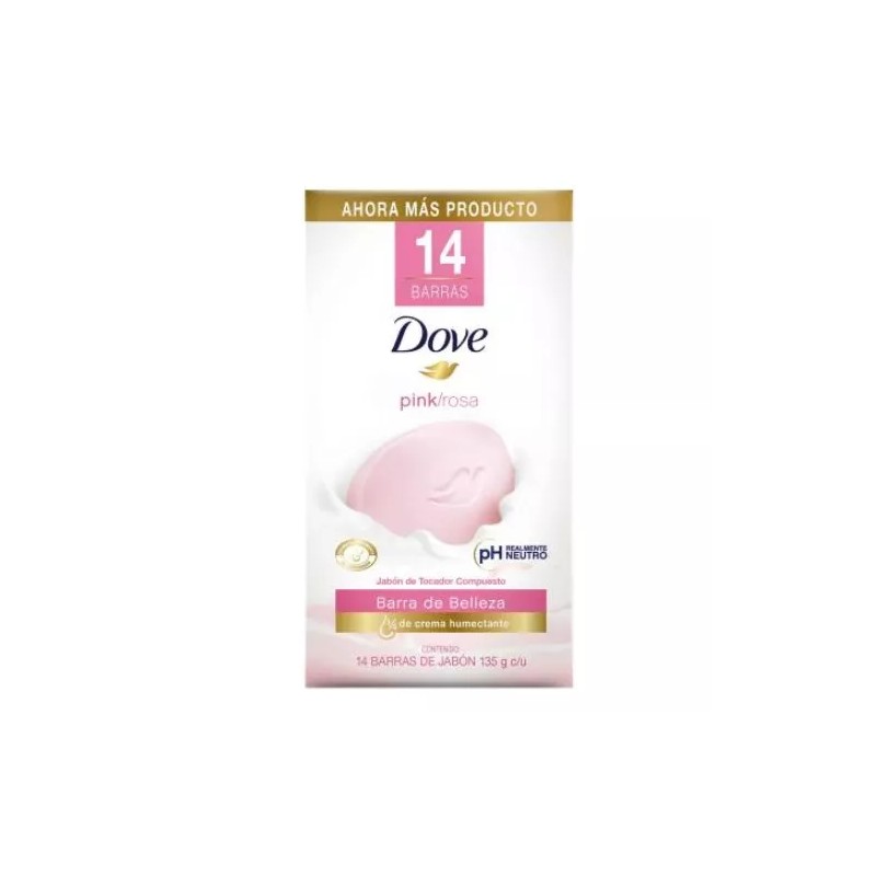 Dove Jabón En Barra Dove Pink 28 Pzas De 135