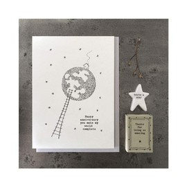 East of India MINI Matchbox Star Thank you for being so Amazing Keepsake Gift | Small gift for a friend, family or loved one | Letterbox Gift