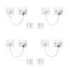 4 x Child Safety Cable for Windows and Doors with