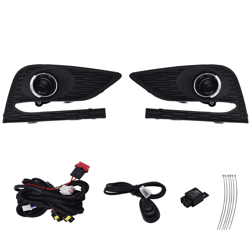 SEBLAFF 2-Pack Fog Light Assembly with Bulbs Switch and Wiring