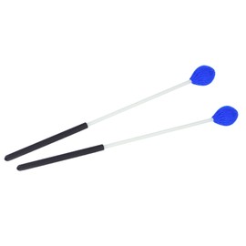 1 Pair Soft Marimba Mallets Percussion Yarn Mallets Timpani Mallets Percussion Instruments Sticks with Fiberglass Handles