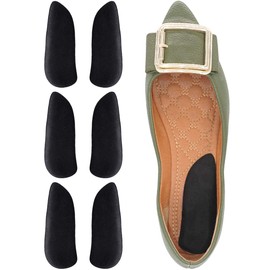 Dr. Plantillas correctivas para pies de supinación y sobrepronación, plantillas de cuña de talón medial y lateral para alineación de pies, dolor de rodilla, patas de arco, osteoartritis, 3 pares, Black (Pu Gel)