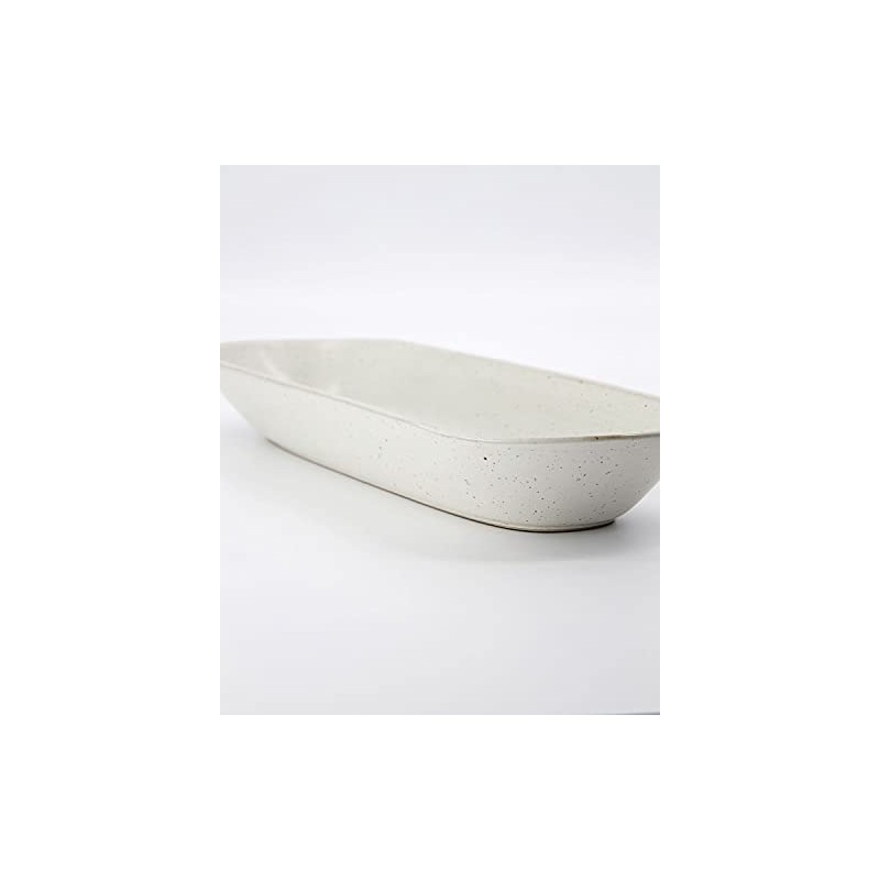 House Doctor Pion 206260130 Serving Dish Grey / White Stoneware