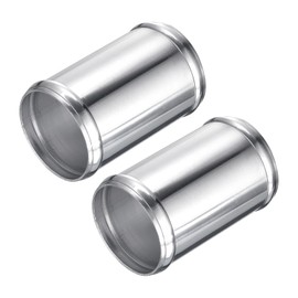 DMiotech 2er Pack (63mm/2-1/2" OD x 60mm ID) 6061 Aluminium Schlauchverbinder 4" Länge Intercooler Rohrverbinder Luftansaugrohr mit Perlenrollen