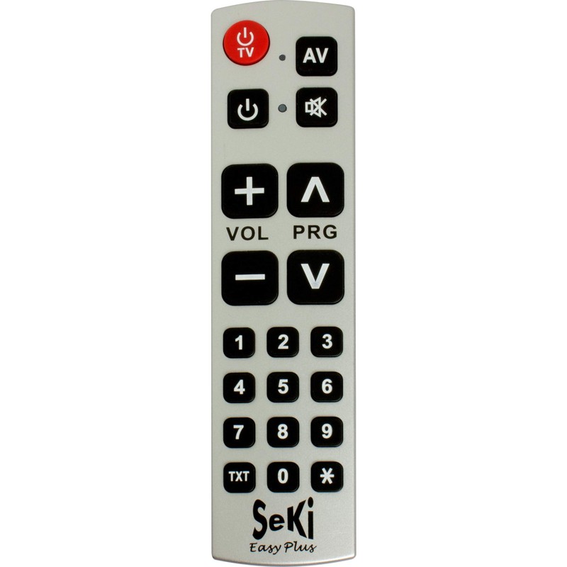 Seki Easy Plus Universal Remote Control with Learning Function Silver