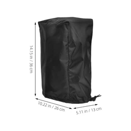 Alipis Drawstring Closure Power Tongue Jack Cover for Rv Trailer Durable Dustproof Protection Against Rain and for Trailer Hitches