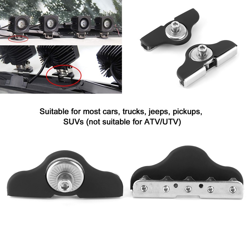 Work Light Hood Mounting Bracket Adjustable Anti Rust for Cars