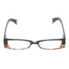 Calabria 4371 Bi Color Reading Glasses Matching Cleaning Case Black
