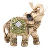 Elephant Figurine, Lucky Feng Shui Elephant Sculpture, Bottom Durability for