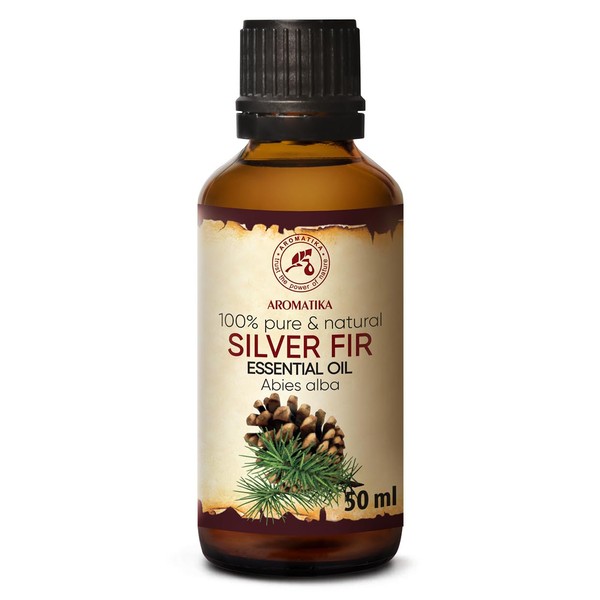 Fine Pine Needle Oil 50 ml - White Fir Oil - Picea Abies Leaf Oil - Austria - 100% Natural Pure Essential Fir Oil - Good for Sauna, Aromatherapy, Diffuser - Silver Fir Oil