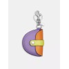 Coach Mini Saddle Bag Charm In Colorblock Cl456