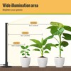SpeePlant Vertical Grow Light, 72 LEDs Full Spectrum Light Bar,
