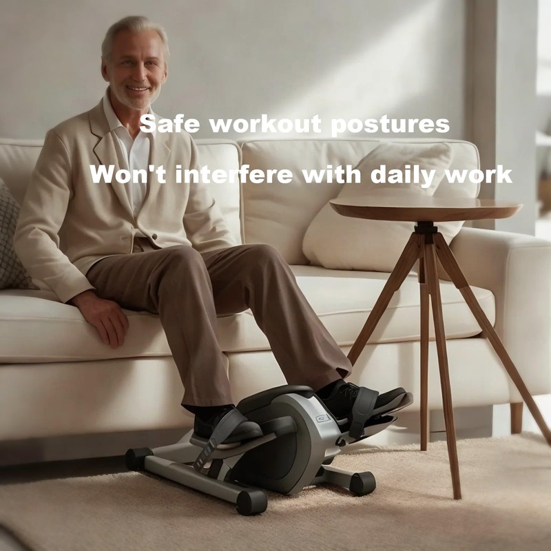 Under Desk Elliptical Pedal Straps - Adjustable Non-Slip Trainer Straps