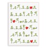 Triolino Cotton Tea Towel with Printed Frog Motif 45 x