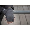 EEM Women's Soft Wool Thinsulate Thermal Lining Half Finger Gloves,