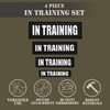 Bluyellow 4Pcs in Training Dog Patch Set, Hook and Loop