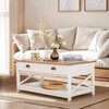 Sophia & William Farmhouse Console Table with Drawers and Storage