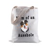 BLUPARK Australian Shepherd Lover Shopping Bag Mom of an Ausshole