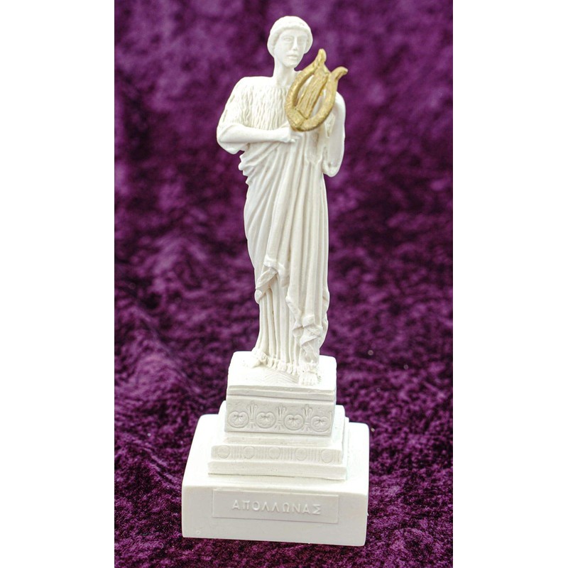 Kremers Schatzkiste Alabaster Figure Apollo cm Sculpture White Greece Apollo
