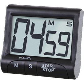 3" Large Display Kitchen Timer -Digital Timer Magnetic Back Loud Alarm On A Rope Countdown-Tanmalan
