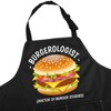 JNIAP Burgerologist Apron With Pockets Burger Lover Gifts Burger Maker