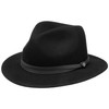 LIERYS Monterrey Traveller Wool Hat - Black Hat (54-63 cm)