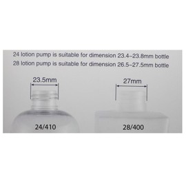 Oil-Rubbed Metal Lotion Dispenser Replacement Pump, 28/400, 2CC