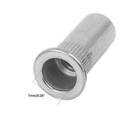 TA-VIGOR 20Pcs M5 x 16.5mm 304 Stainless Steel Straight Knurled Closed End Rivet Nut Fastener