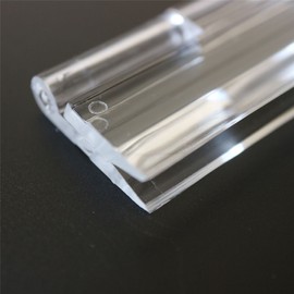 Transparent Clear Plastic Acrylic 300mm, 12", Continuous Piano Hinge Hinges