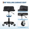 LALFPET Rolling Creeper Seat with Wheels, 300 Lbs Capacity, 18"-22"