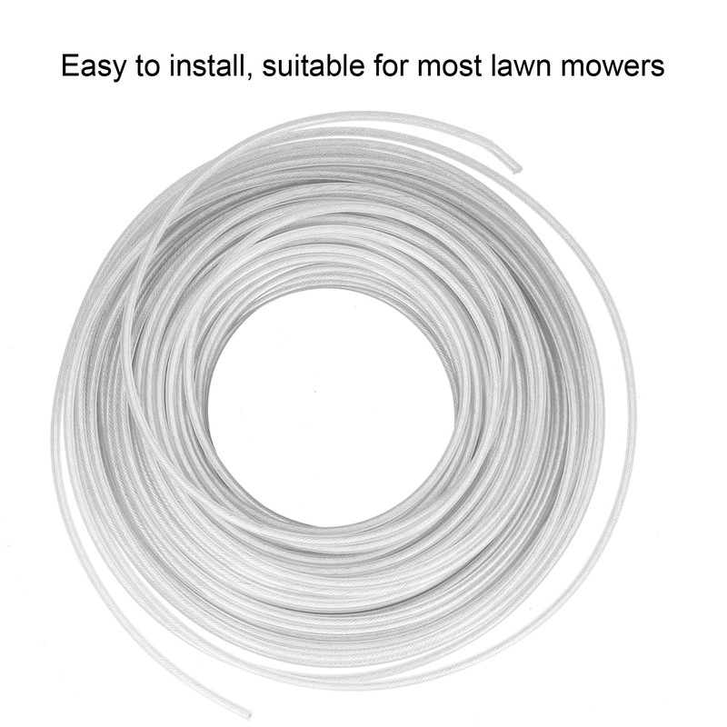 Grass Trimmer Line Rope Cord Flexible Steel Wire Garden Lawn