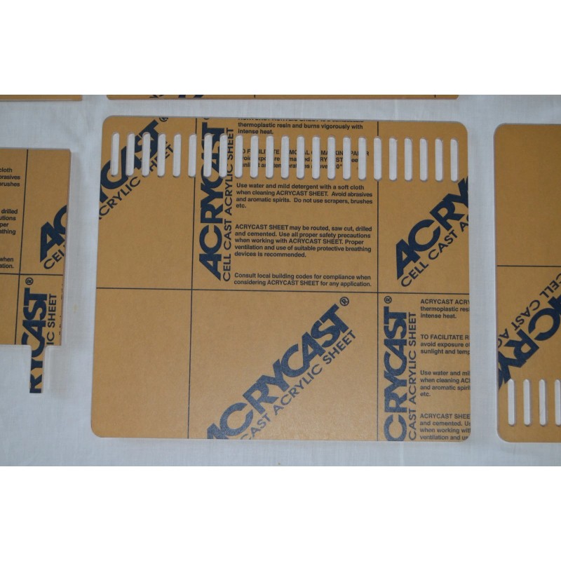 Jax racks Fluidized media sump K1/K2 (Clear cast acrylic) -