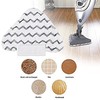 4 Pack Steaming Mop Replacement Pads Triangle for Shark Lift-Away