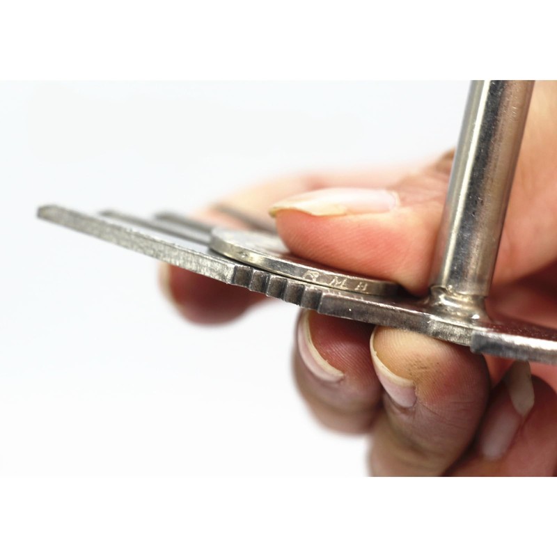 SAILINMUJIMI Weed Remover Tool Set ，3-Piece with Wood Handle, Serrated