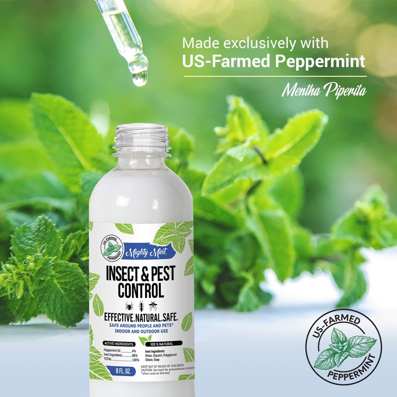 8oz Insect and Pest Control Peppermint Oil - Natural Spray