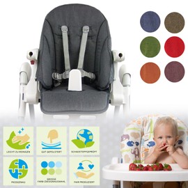 Bambiniwelt Replacement Cover Seat Cushion Cover Compatible with Peg Perego Zero3 and Siesta Melted (Navy Mottled)