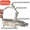 Elifecenter 3.5 Inch Exhaust V band Clamp 3-1/2" Stainless Steel