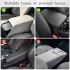 Qirc Car Armrest Cushion, Upgraded PU Leather, Car Armrest Cover