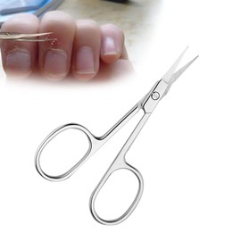 Nail Scissors,Cuticle Scissors,Professional Stainless Steel Curved Cuticle Scissors,Cuticle Scissors Professional Sharp Curved Cuticle Nail Scissors for Women Men,for Cuticles,Dead Skin,Eyebrows