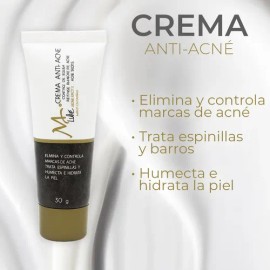 Crema Anti Acné Mc Life Control De Grasa Reduce Manchas 30g