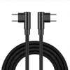 wininks Angle USB C to USB C Cable, 6FT 65W