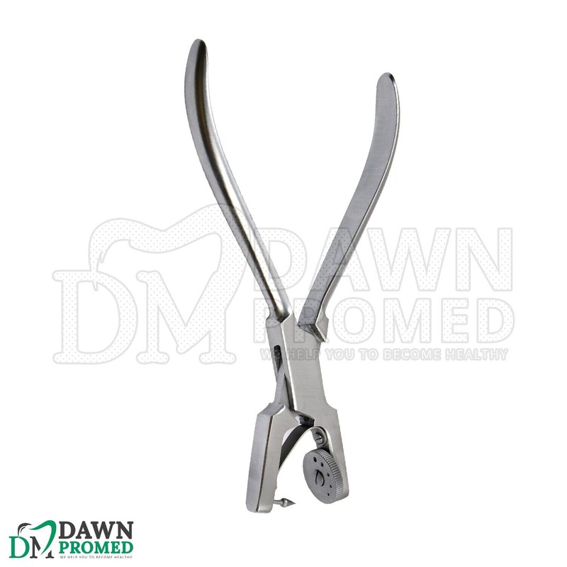 DawnProMed Ainsworth Rubber Dam Punch Rotatory 5 Hole Dental Endodontic