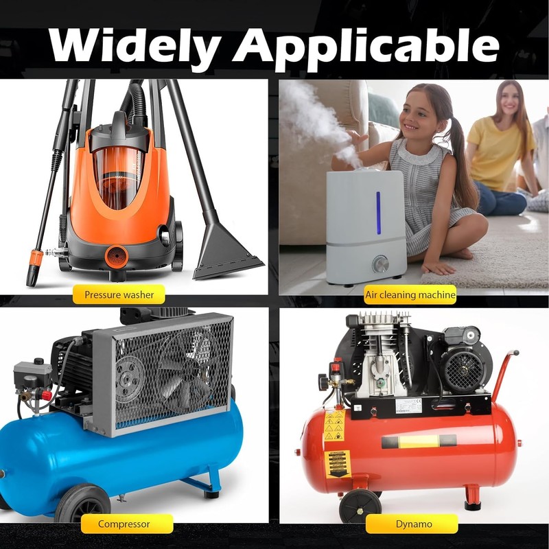 Thaekuns Air Compressor Isolator Pads - 8 Pack Replacement Rubber