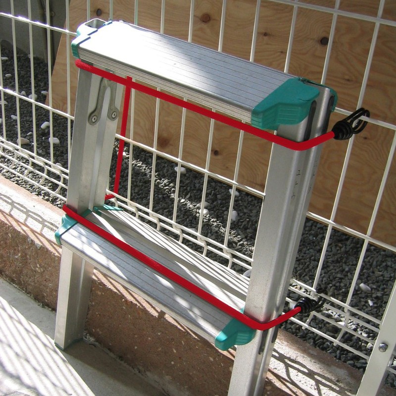 yutaka Makeup Bungee Cord 8 mm X 400 mm , red