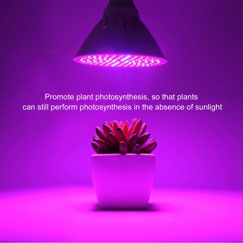 200LED Grow Light Greenhouse Plant Grow Lamp 360° Rotatable Plant