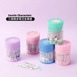 Sanrio Kuromi & Friends Multifunctional Spiral Double-Sided Disposable Cotton Swabs One Size / Cinnamoroll (120 Count) 10ea