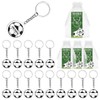 20 Sets Soccer Keychains Team Party Favors Acrylic DIY Name