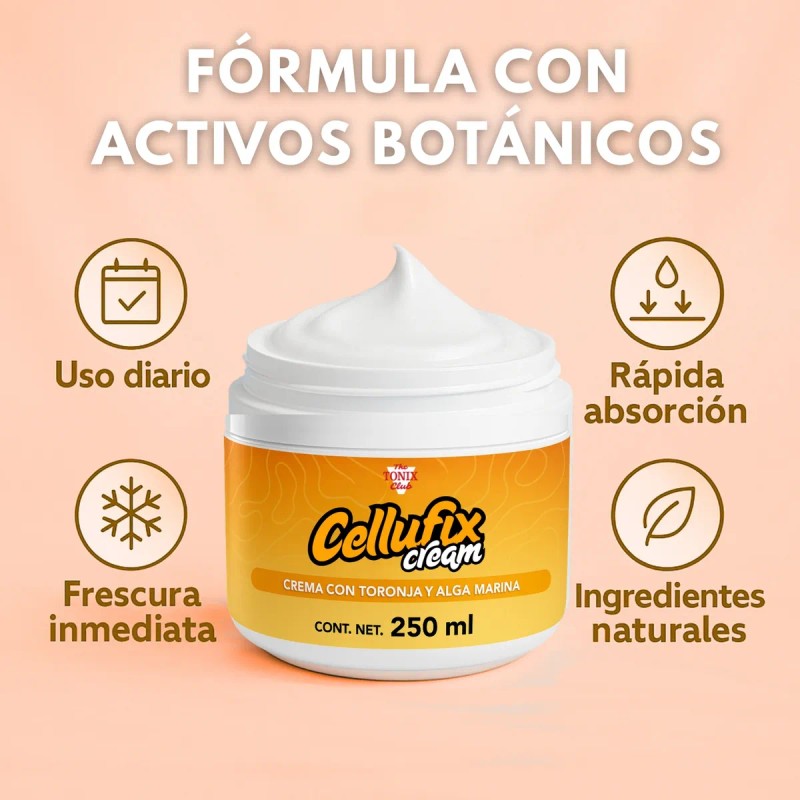 Crema Anticelulitis Toronja Alga Marina 250ml Natural Cítrica